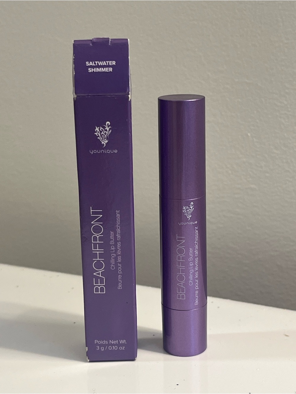 Younique Beachfront Chilling Lip Butter Saltwater Shimmer - Brand New In Box
